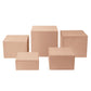 Blush/Rose Gold Spandex Covers for Square Metal Cake/Dessert Pedestal Stands 5 pcs/set bundle
