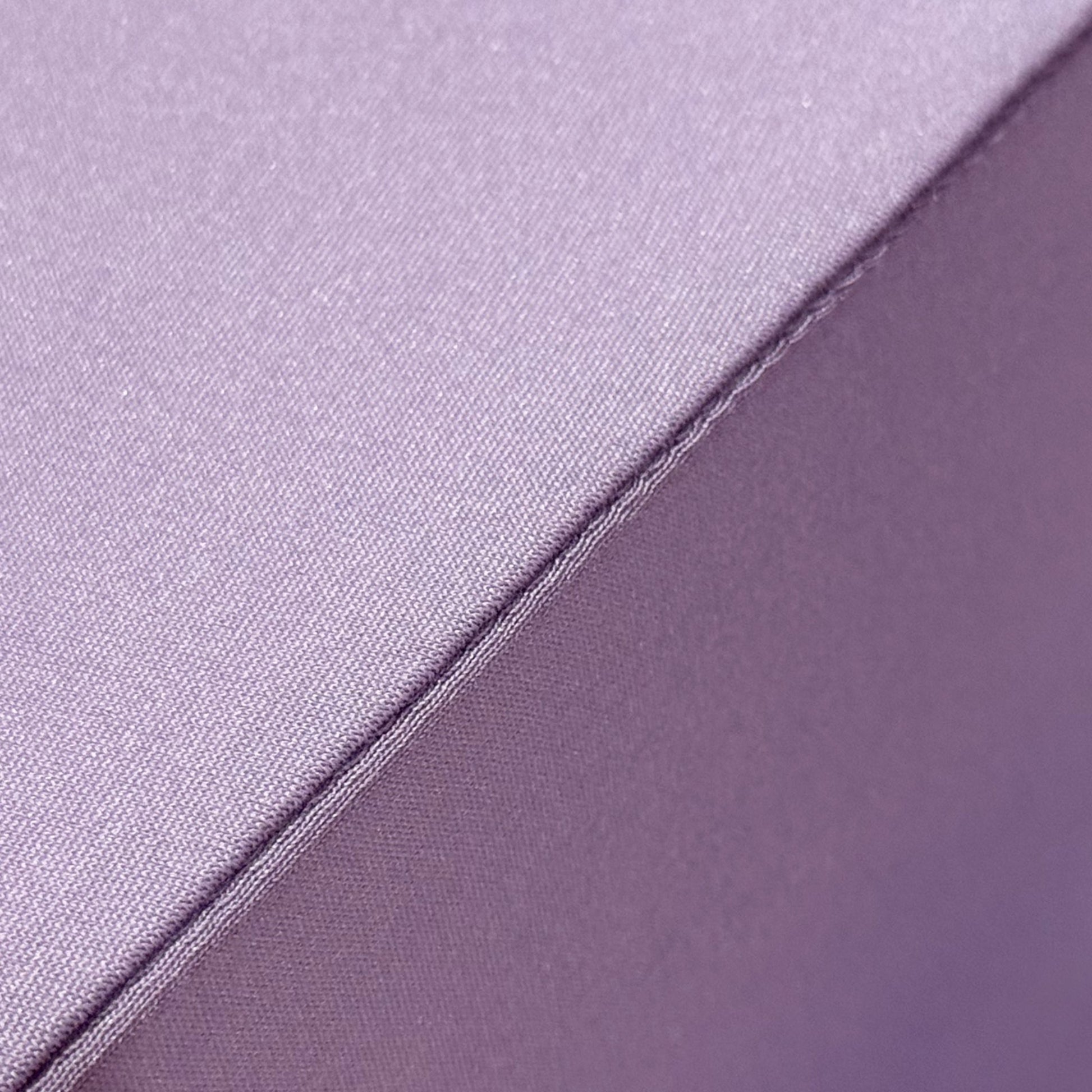 Lavender Spandex Covers for Square Metal Cake/Dessert Pedestal Stands 5 pcs/set edge close up 