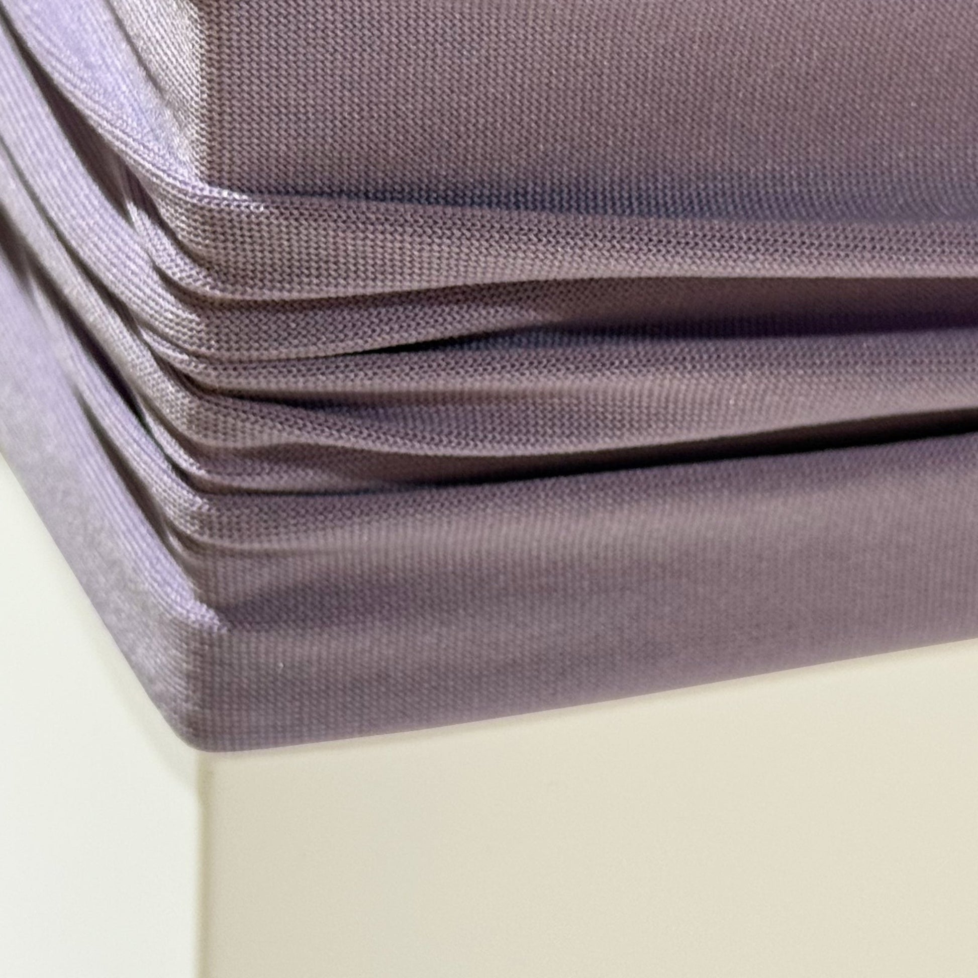Lavender Spandex Covers for Square Metal Cake/Dessert Pedestal Stands 5 pcs/set bottom of cover