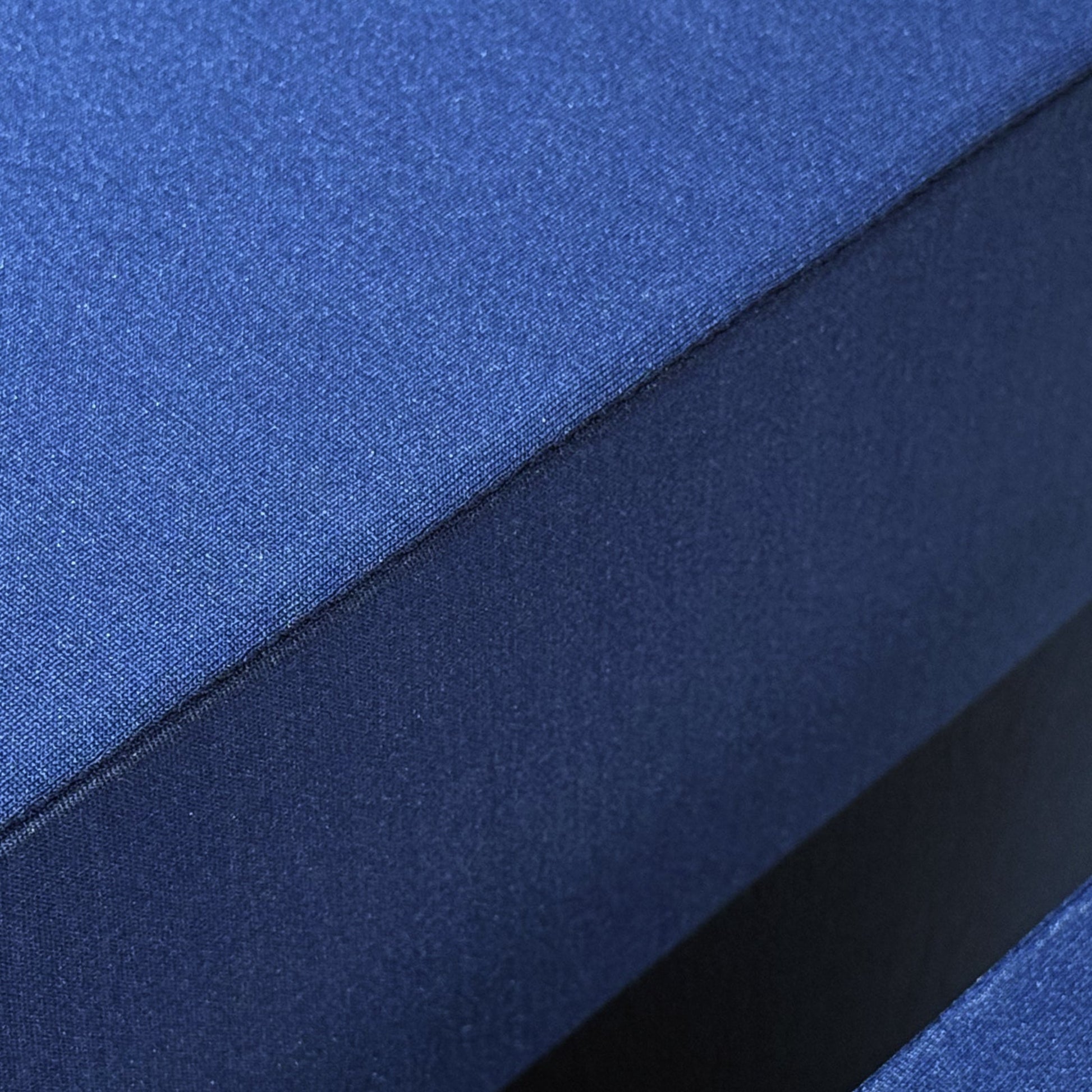 Navy Blue Spandex Covers for Square Metal Cake/Dessert Pedestal Stands 5 pcs/set close up