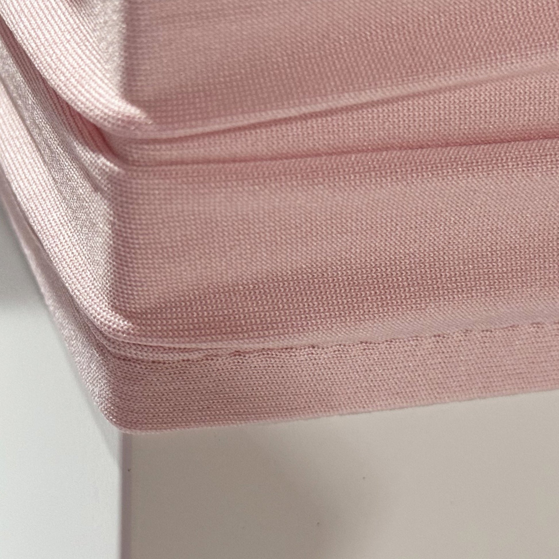 Pink Spandex Covers for Square Metal Cake/Dessert Pedestal Stands 5 pcs/set bottom of cover
