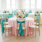 Standard Satin Chair Sash - Dark Turquoise