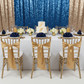 birthday setup with Standard Satin Chair Sash - Gold Antique
