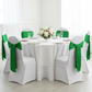 Standard Satin Chair Sash - Kelly Green