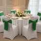 Standard Satin Chair Sash - Kelly Green