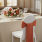 Standard Satin Chair Sash - Terracotta