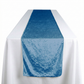 Velvet Table Runner - Steele Blue