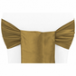 Taffeta Chair Sash/Tie - Gold