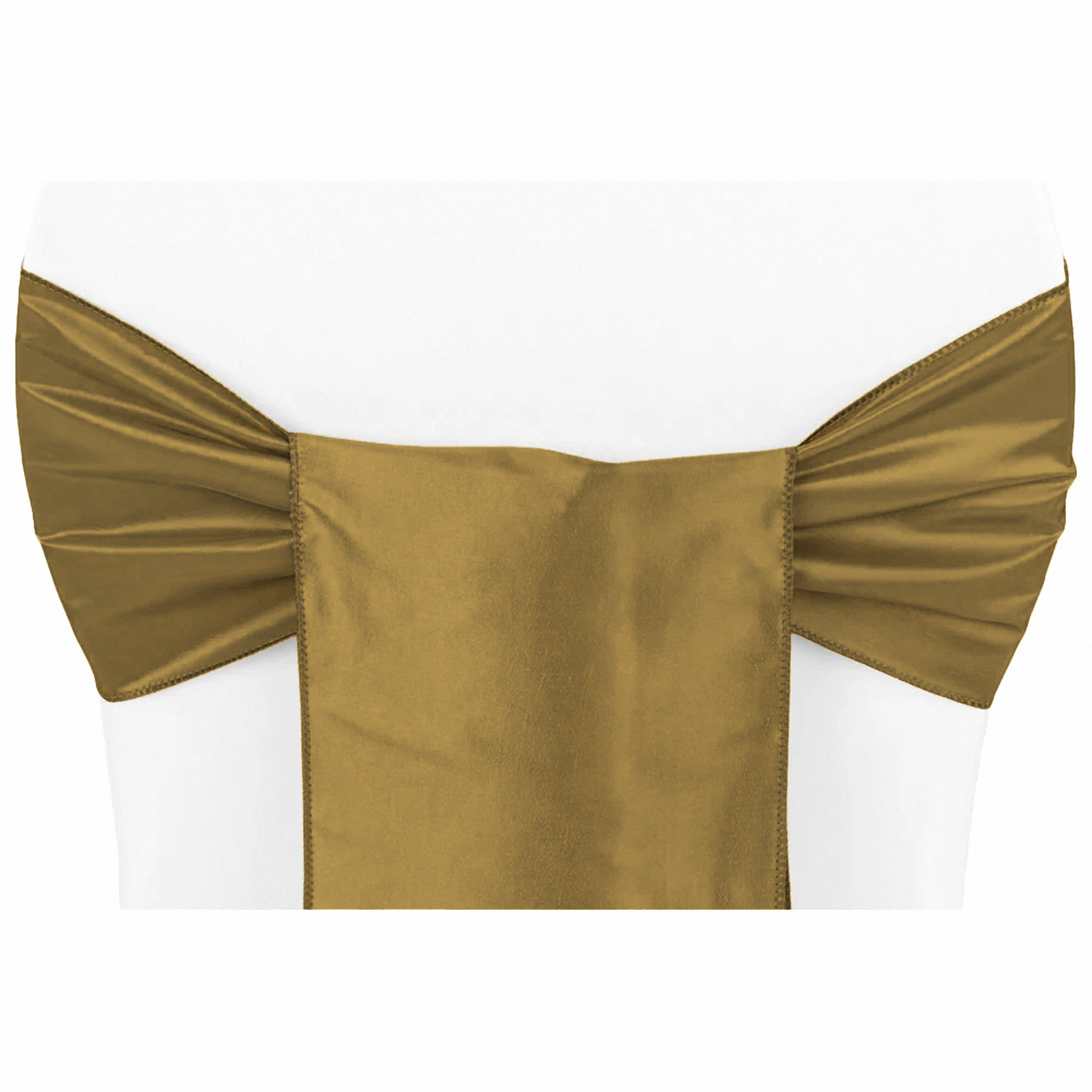 Taffeta Chair Sash/Tie - Gold