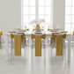 Taffeta Chair Sash/Tie - Gold