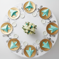 Taffeta Napkin 20"x20" - Turquoise