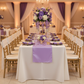 Taffeta Table Runner - Victorian Lilac/Wisteria