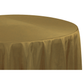 Taffeta Tablecloth 120" Round Gold close up