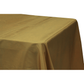 Taffeta Tablecloth 90"x132" Rectangular - Gold