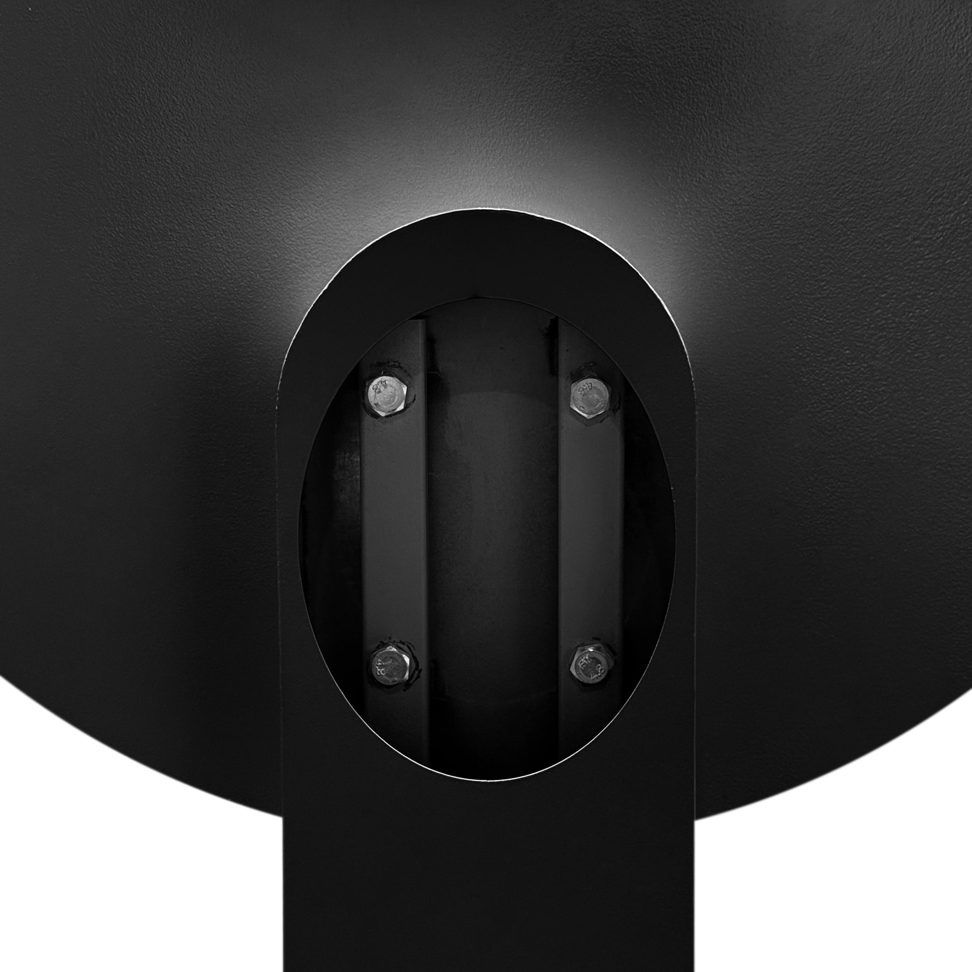 Telephone/Guestbook Booth Prop Display Stand Black back bracket close up