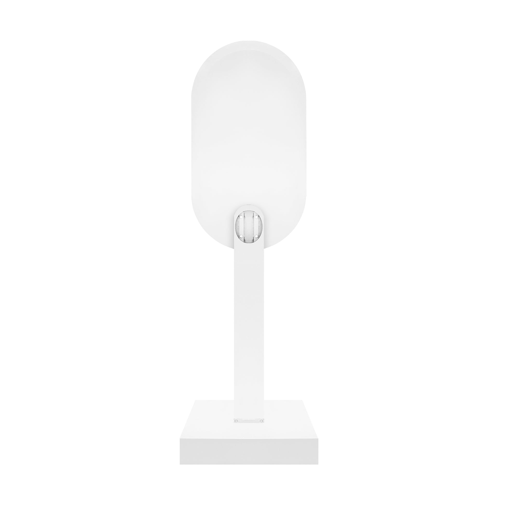 Telephone/Guestbook Booth Prop Display Stand White back view