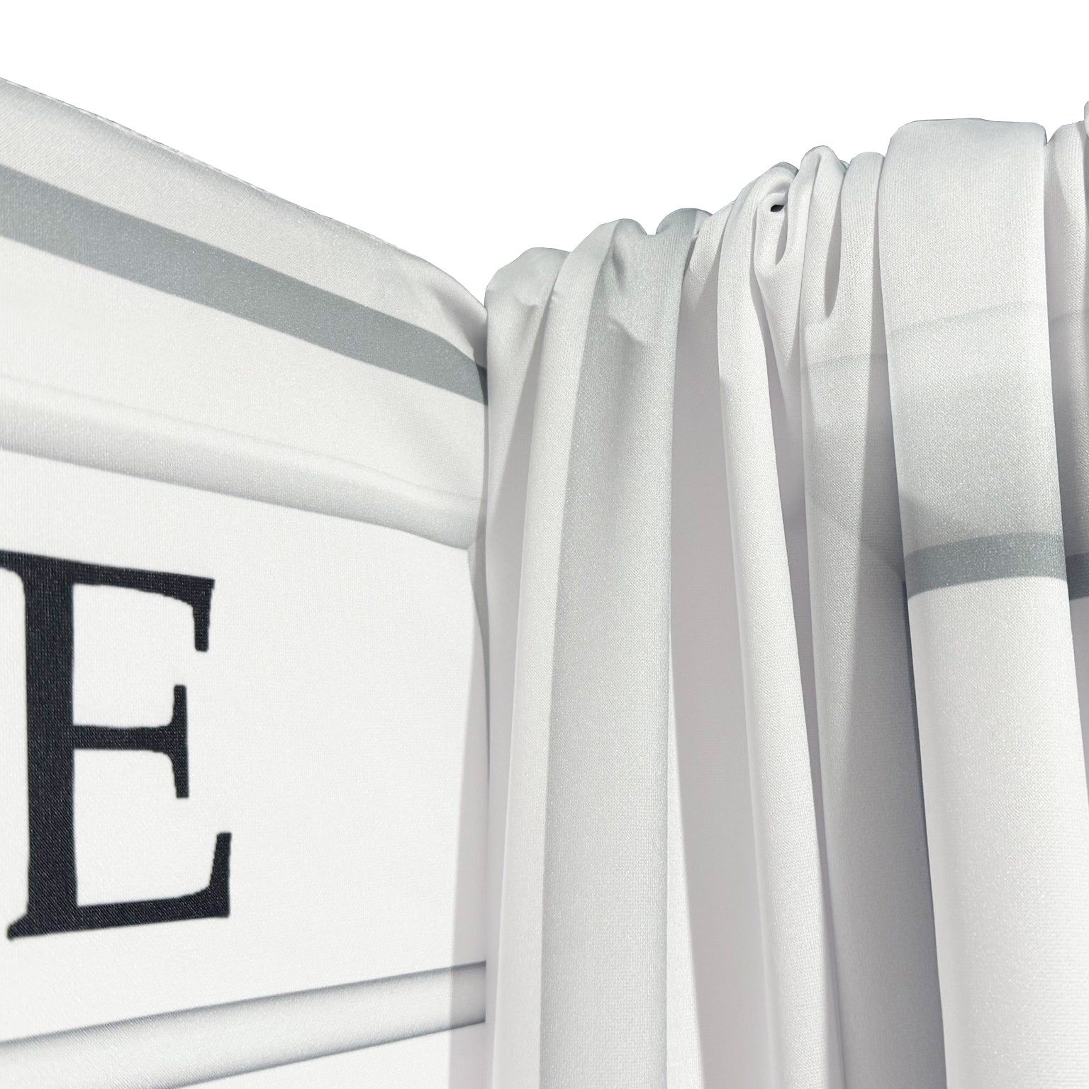 White Telephone Booth Printed Backdrop Spandex Cover