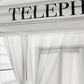 White Telephone Booth Printed Backdrop Spandex Cover