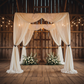 Telescopic Slip-fit Upright 8ft to 20ft with slip lock collar (Fits set C) for rustic barn ceremony 