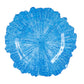 Transparent Reef Plastic Charger Plate - Blue