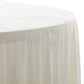 Velvet 108" Round Tablecloth Ivory close up