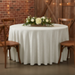Velvet 108" Round Tablecloth - Ivory