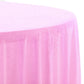 Velvet 108" Round Tablecloth Pink close up
