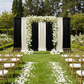 Velvet 10ft H x 118" W Drape/Backdrop Curtain Panel - Black