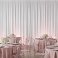 Velvet 10ft H x 118" W Drape/Backdrop Curtain Panel - White