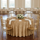 Mocha 120-inch velvet ballroom wedding