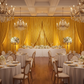 Velvet 12ft H x 52" W Drape/Backdrop Curtain Panel - Canary Yellow