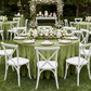 Dark sage velvet garden bridal shower
