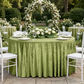 Dark sage velvet garden wedding