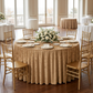 Mocha 132-inch velvet ballroom wedding
