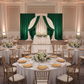 Velvet 14ft H x 118" W Drape/Backdrop Curtain Panel - Emerald Green