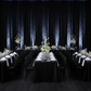 Velvet 14ft H x 118" W Drape/Backdrop Curtain Panel - Black