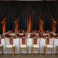 Velvet 14ft H x 118" W Drape/Backdrop Curtain Panel - Black