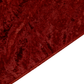 Velvet 14ft H x 52" W Drape/Backdrop Curtain Panel Apple Red edge close up