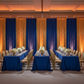 Velvet 16ft H x 118" W Drape/Backdrop Curtain Panel - Royal Blue