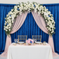 Velvet 16ft H x 118" W Drape/Backdrop Curtain Panel - Royal Blue