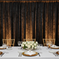 Velvet 16ft H x 52" W Drape/Backdrop Curtain Panel - Black for dinner reception