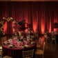 Velvet 16ft H x 52" W Drape/Backdrop Curtain Panel - Red for masquerade ball