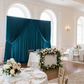Velvet 18ft H x 52" W Drape/Backdrop Curtain Panel - Dark Teal
for wedding backdrop of sweetheart table 