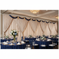 Velvet 20ft H x 52" W Drape/Backdrop Curtain Panel - Beige