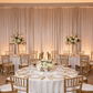 Velvet 20ft H x 52" W Drape/Backdrop Curtain Panel - Beige