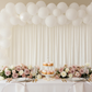 bridal shower with Velvet 20ft H x 52" W Drape/Backdrop Curtain Panel - Ivory