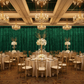 new year's eve gala with Velvet 8ft H x 52" W Drape/Backdrop Curtain Panel - Emerald Green