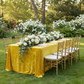 Velvet 90"x132" Rectangular Tablecloth - Canary Yellow