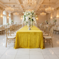 Velvet 90"x132" Rectangular Tablecloth - Canary Yellow