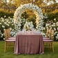 Velvet 90"x132" Rectangular Tablecloth - Dark Dusty Rose/Mauve